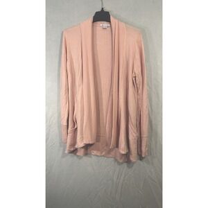 Athleta Cardigan Open Front Quarter Length Light Pink Size SP Women's